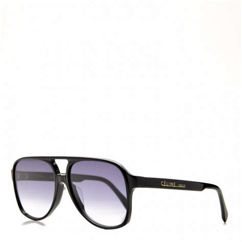 celine cl40032u|CELINE Navigator Sunglasses CL40032 Black .